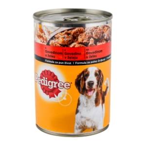 PEDIGREE hrana za pse adult govedina u želeu konzerva 400g