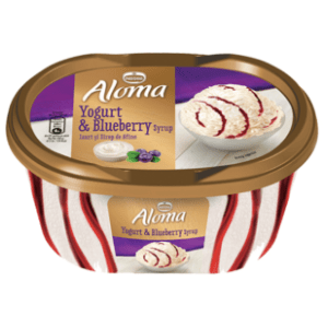 Sladoled ALOMA yoghurt & blueberry syrup 900ml