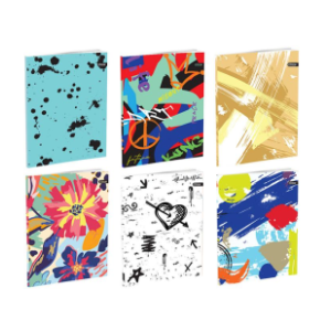 Sveska A5 karo SPIRIT abstract 52lista 1kom