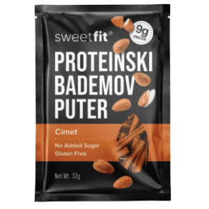 Bademov puter SWEETFIT proteinski cimet 32g