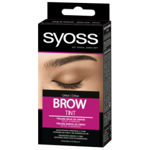 SYOSS brow tint black boja za obrve 1kom