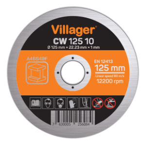 VILLAGER CW12512 rezna ploča za metal
