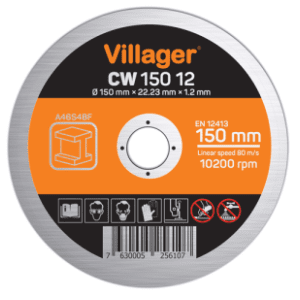 VILLAGER CW15012 rezna ploča za metal