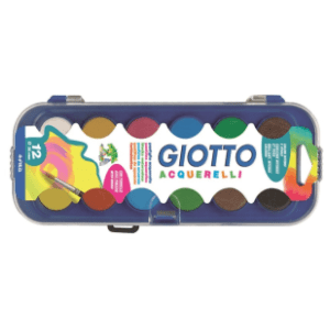 Vodene boje GIOTTO 12kom + četkica gratis