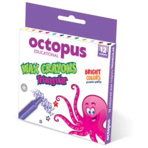 Voštane boje OCTOPUS trouglaste 12kom