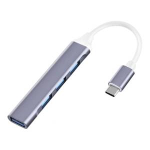 E-GREEN USB Hub 4-in-1 USB-C/USB 3.0