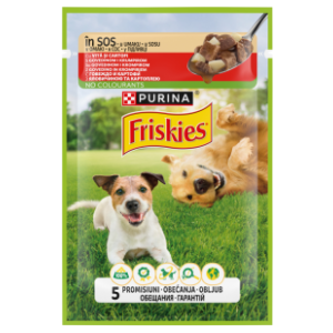FRISKIES Adult govedina u sosu od krompira 85g