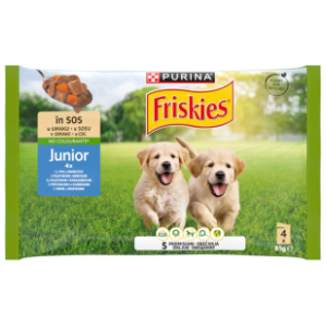 FRISKIES Junior piletina u sosu 4x85g