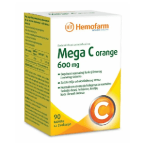 HEMOFARM mega C orange 600mg 90kom
