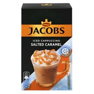 Instant kafa JACOBS iced cappucino salted caramel 8x17,8g