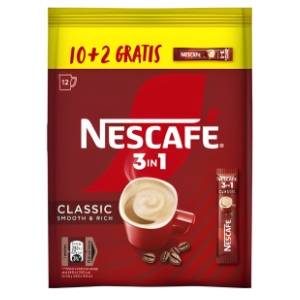 Instant kafa NESCAFE 3in1 classic 15,5g 10+2 gratis