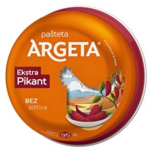Pašteta ARGETA kokošija extra pikant 95g