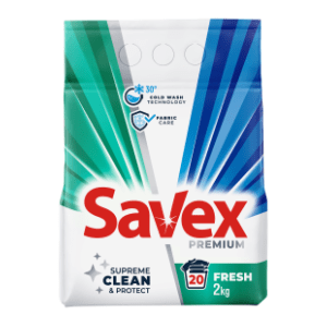 SAVEX 2in1 fresh deterdžent za veš 20 pranja (2kg)