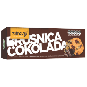 SWEET FAMILY zdraviji keks brusnica čokolada 120g