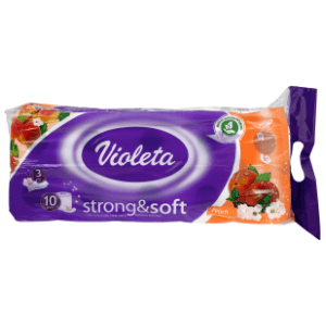 Toaletni papir VIOLETA breskva 3sloja  10kom