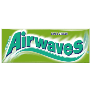 Žvake AIRWAVES lime&ginger 14g