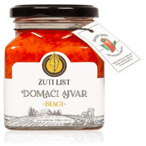 Ajvar ŽUTI LIST domaći blagi 300g