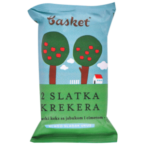 BASKET 2 slatka krekera jabuka cimet 25g