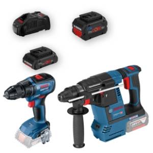 BOSCH GBH 18V-26 + GSR 18V-50 set akumulatorskih alata