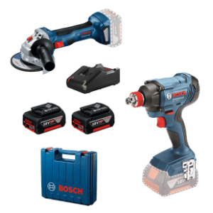 BOSCH GDX 180-Li + GWS 180-Li akumulatorski set