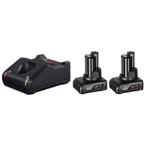 BOSCH starter set 2 x akumulator GBA 12V 6,0 Ah + punjač GAL 12V-40