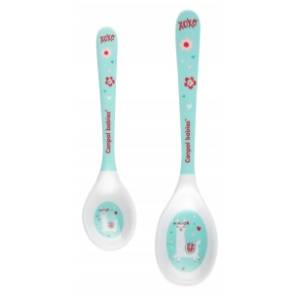 CANPOL BABIES set kašika Melamine exotic animals 2kom tirkizni