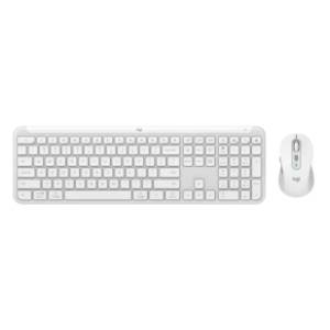 LOGITECH set bežični miš i tastatura MK950 White