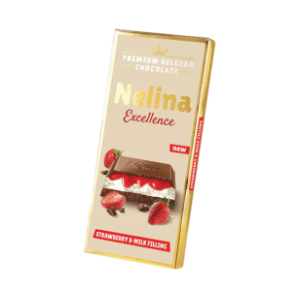 Mlečna čokolada NELINA excellence jagoda 85g