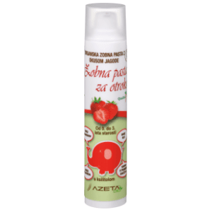 Organska pasta AZETA BIO jagoda 0-3g 50ml