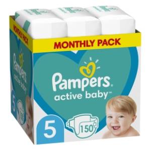 PAMPERS Active baby MP 5 150kom