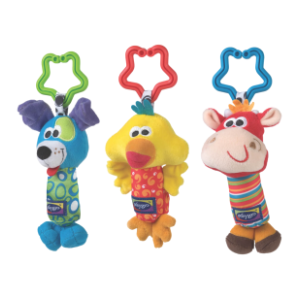 PLAYGRO igračka za kolica Veseli trio