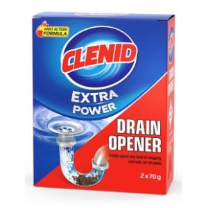 Sredstvo CLENID za otpušavanje slivnika 2x70g