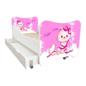 TOP BEDS dečiji krevet sa fiokom Happy kitty 80 x 160 cm