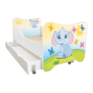 TOP BEDS dečiji krevet sa fiokom Little elephant 80 x 160 cm