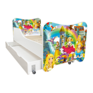 TOP BEDS Happy kitty krevet sa fiokom Princesses 80 x 160 cm