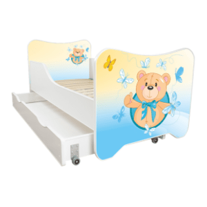 TOP BEDS Happy kitty krevet sa fiokom Small teddy 80 x 160 cm