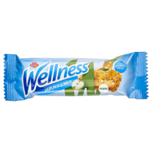 Žitni bar WELLNESS med jabuka 23g