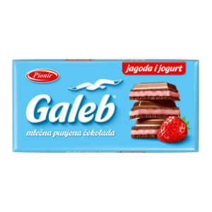 Čokolada PIONIR Galeb jagoda i jogurt 80g 
