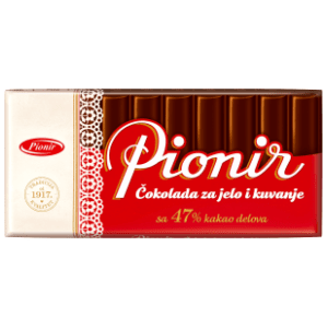 Čokolada PIONIR za kuvanje 200g