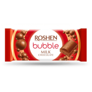 Čokolada ROSHEN bubble mlečna 80g