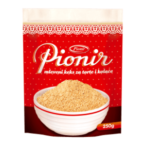 Keks PIONIR mleveni 250g