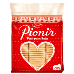 Keks PIONIR posni 750g