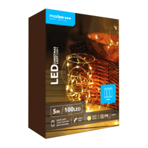 Lampice sa 100 toplo belih LED dioda Musicman ML-C1011