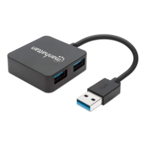 MANHATTAN USB Hub 4-in-1 USB 3.2 (162296)