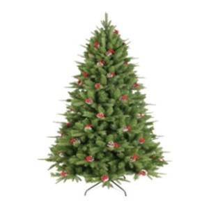 Novogodišnja jelka sa šišarkama i bobicama 220026 150cm