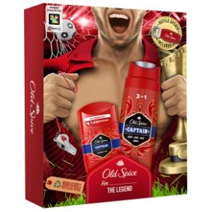 OLD SPICE set Captain (Stik i gel za tuširanje + otvarač)