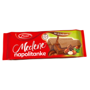PIONIR Medene napolitanke sa lešnikom 160g