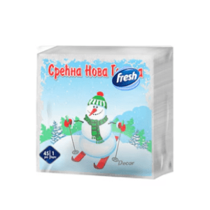 Salvete FRESH Novogodišnje 1sloj 45kom