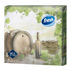 Salvete FRESH Vino i grožđe 3sloja 20kom