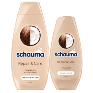 Šampon SCHAUMA repair & care 400ml + balzam 250ml duopack